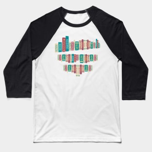 I Love books - book, books Baseball T-Shirt